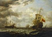 Simon de Vlieger The Brederode off Hellevoetsluis oil painting